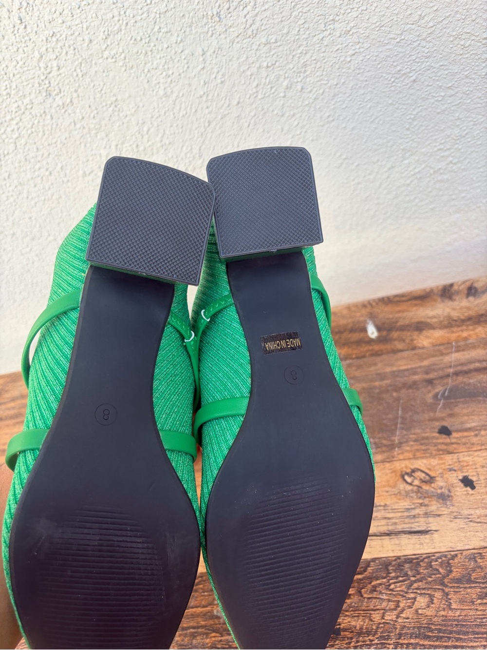 Cosy Island Green Pointed Toe Flats Women’s Size 8 - Picture 16 of 16